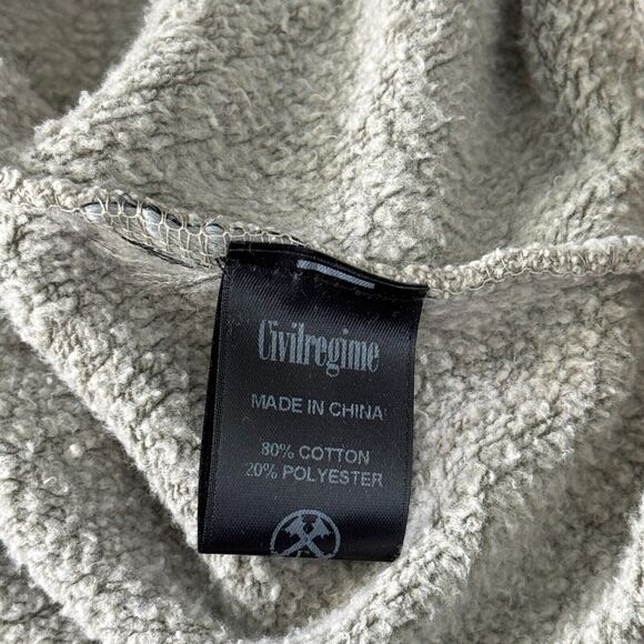 Civil Regime Sweatshirt Mens Medium Lightning Burns Independence Crew Sweater - Picture 9 of 13